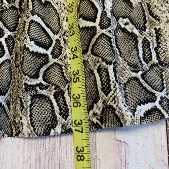 Laura Bianchi 100% Linen Python Print Dress • Sz S • Made in Italia 🇮🇹 NWT - Picture 11 of 12